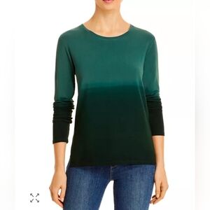 ❤️ MAJESTIC FILATURES SOFT TOUCH DELUXE TERRY OMBRE TOP, LARGE
